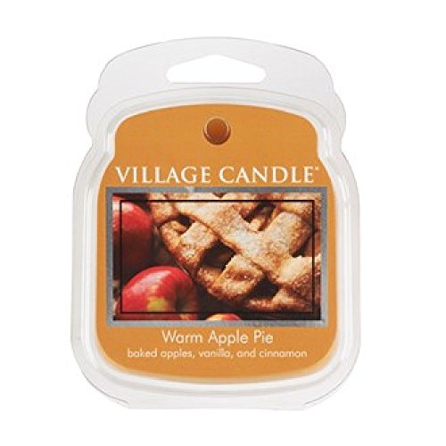 Village Candle Wachsschmelz-Set für Öl- / Wachsbrenner, Warmer Apfelkuchen von Village Candle