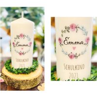 Geschenk Einschulung Personalisiert Kerze Pfingstrosen Blumenkranz Emma Schulkind 2024 Einschulungsgeschenk Rosa Herz Geschenk Einschulung Personalisiert Kerze Pfingstrosen Blumenkranz Emma Schulkind 2024 Einschulungsgeschenk Rosa Herz von Villarosalotta