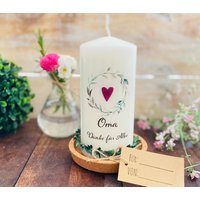 Geschenk Oma "Danke Für Alles" Geschenkkerze Daggi Geschenk Oma "Danke Für Alles" Geschenkkerze Daggi von Villarosalotta