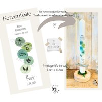 Kerzenfolie Kerzentattoo Symbole Kommt Her Und Esst "Kort" Kommunionkerze | Taufkerze Konfirmationskerze Kerzensticker Personalisiert Diy Kerzenfolie Kerzentattoo Symbole Kommt Her Und Esst "Kort" Kommunionkerze | Taufkerze Konfirmationskerze Kerzensticker Personalisiert Diy von Villarosalotta