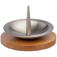 Kerzenhalter Kerzenuntersetzer Kerzenständer „Wald Silberfarben" Zubehör Für Ø 3 & 4 cm Schmalen Kommunionkerzen Taufkerzen Vintage Rustikal von Villarosalotta