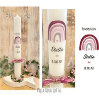 Kommunionkerze Regenbogen Taufkerze „stella Mit Herz" Kreuz Fisch Glaube Liebe Hoffnung Herz Anker Pastell Rosa Rot Grau Konfirmationskerze Kommunionkerze Regenbogen Taufkerze „stella Mit Herz" Kreuz Fisch Glaube Liebe Hoffnung Herz Anker Pastell Rosa Rot Grau Konfirmationskerze von Villarosalotta