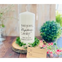 Personalisiertes Geschenk Abschied Kita Kerze Du Bist Die Beste Erzieherin Der Welt Danke, Dass Du Mir Beim Wachsen Geholfen Hast Erke1 Personalisiertes Geschenk Abschied Kita Kerze Du Bist Die Beste Erzieherin Der Welt Danke, Dass Du Mir Beim Wachsen Geholfen Hast Erke1 von Villarosalotta
