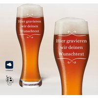 Weizenbierglas Mit Gravur Personalisiert Namen Von Leonardo Geschenke Für Papa Onkel Bruder Geburtstag Weihnachtsgeschenk "Wunschtext" von Villarosalotta