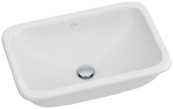 Villeroy und Boch Einbauwaschtisch Loop & Friends 614500 600x405mm, weiss, Farbe: Weiß von Villeroy und Boch AG