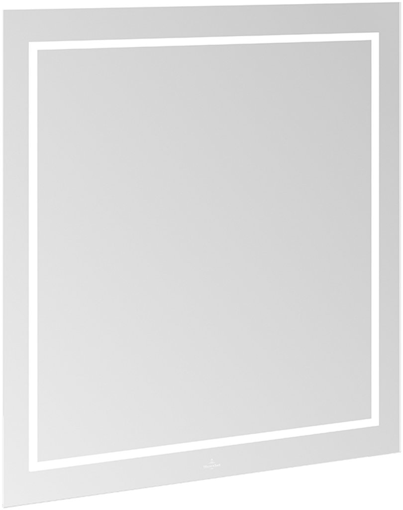 Villeroy & Boch Finion Spiegel G6008000, 800 x 750 x 45 mm, mit LED- Beleuchtung, mit Wandbeleuchtung - G6008000 von Villeroy und Boch AG