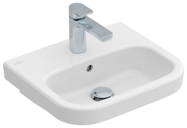Villeroy und Boch Handwaschbecken Architectura 437345 450x380mm, eckig, weiss, Farbe: Weiß von Villeroy und Boch AG