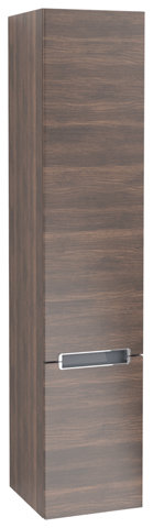 Villeroy & Boch Hochschrank Subway 2.0 A709, 2 Türen, Anschlag links, Farbe: Arizona Oak, Griff chrom glänzend von Villeroy und Boch AG