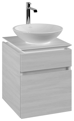 Villeroy & Boch Legato Waschtischunterschrank B566, 450x550x500mm, Waschtisch mittig, Farbe: Kansas Oak von Villeroy und Boch AG