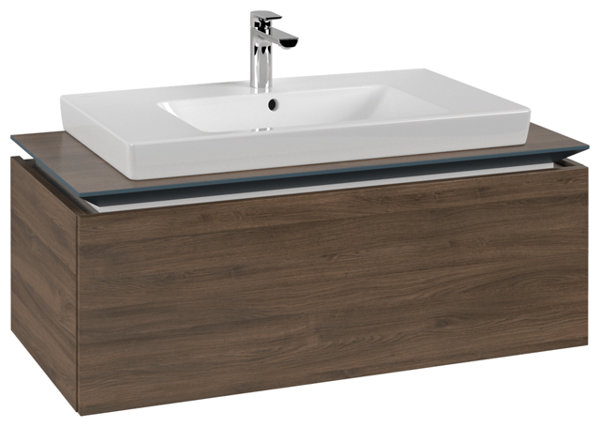 Villeroy & Boch Legato Waschtischunterschrank B694, 1000x380x500mm, Waschtisch mittig, Farbe: Arizona Oak von Villeroy und Boch AG