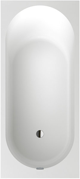 Villeroy & Boch Oberon 2.0 Solo rechteckige Badewanne, Einbau, Quaryl®, 1800 x 800 mm, UBQ181OBR2DV, Farbe: Stone White von Villeroy und Boch AG