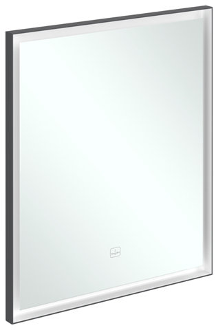 Villeroy & Boch Subway 3.0 Spiegel mit LED-Beleuchtung, Rechteck, 650x750x47,5 mm, A46365, Farbe: BiColour von Villeroy und Boch AG