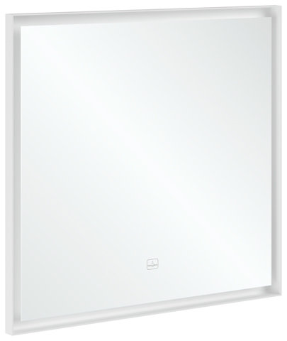 Villeroy & Boch Subway 3.0 Spiegel mit LED-Beleuchtung, Rechteck, 800x750x47,5 mm, A46380, Farbe: White Matt von Villeroy und Boch AG