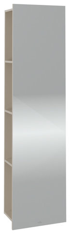 Villeroy & Boch Subway 3.0 Spiegelregal, Regal links, 450x1700x300 mm, C59600, Farbe: Korpus: Cashmere Grey, Front: Spiegelglas von Villeroy und Boch AG