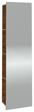 Villeroy & Boch Subway 3.0 Spiegelregal, Regal links, 450x1700x300 mm, C59600, Farbe: Korpus: Kansas Oak, Front: Spiegelglas von Villeroy und Boch AG