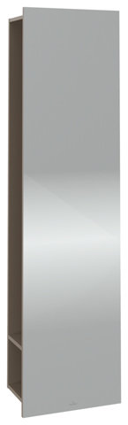 Villeroy & Boch Subway 3.0 Spiegelregal, Regal rechts, 450x1700x300 mm, C59700, Farbe: Korpus: Taupe, Front: Spiegelglas - C59700VM von Villeroy und Boch AG