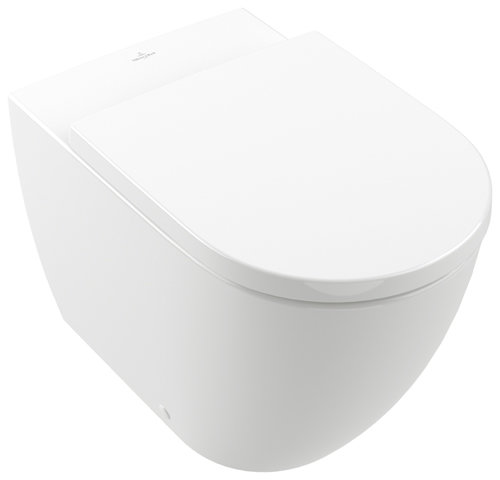 Villeroy & Boch Subway 3.0 Tiefspül-WC, bodenstehend, spülrandlos, TwistFlush, 370x600 mm, 4671T0, Farbe: Weiß Ceramicplus von Villeroy und Boch AG