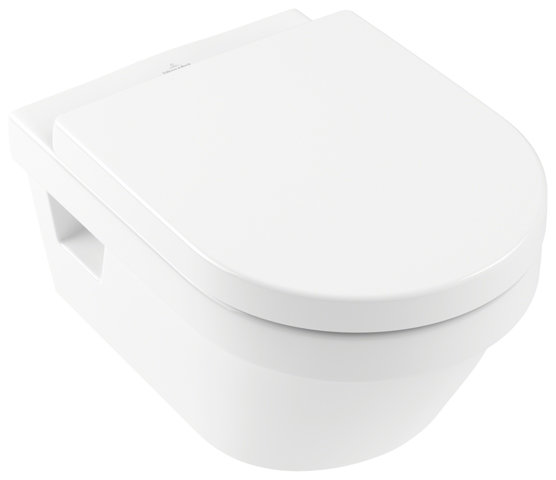 Villeroy und Boch Tiefspül- WC Architectura 5684R0 370x530mm wandhängend, DirectFlush, weiss, Farbe: Weiß von Villeroy und Boch AG