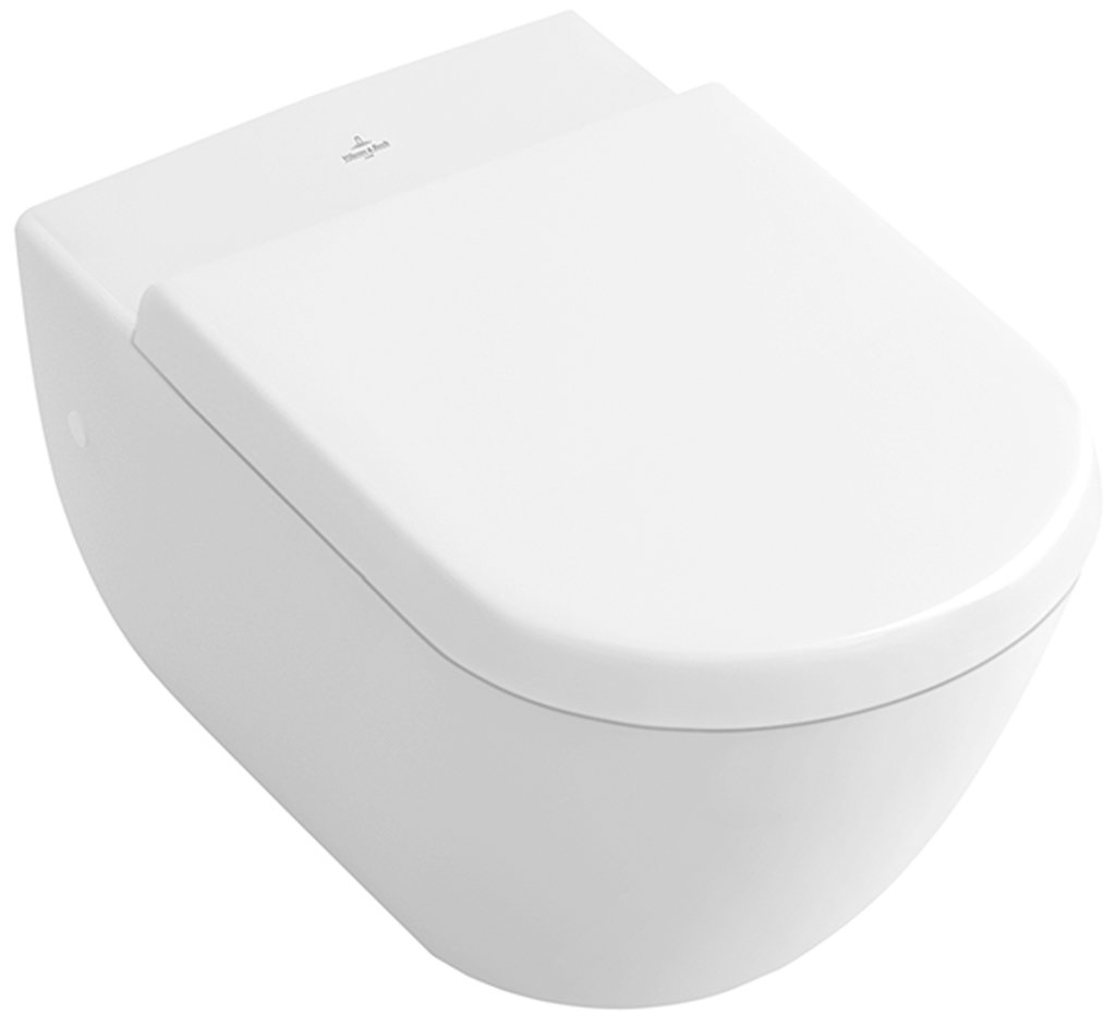 Villeroy und Boch WC Sitz SUBWAY, weiss Soft-Closing Scharniere Edelstahl von Villeroy und Boch AG