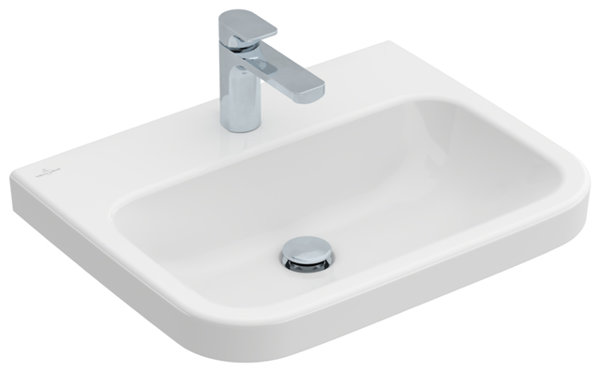 Villeroy und Boch Waschtisch Architectura 418861 600x470mm, weiss, Farbe: Weiß Ceramicplus von Villeroy und Boch AG