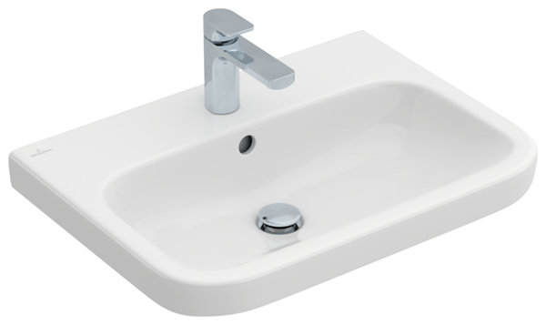 Villeroy und Boch Waschtisch Architectura 418865 650x470mm, weiss, Farbe: Weiß Ceramicplus von Villeroy und Boch AG