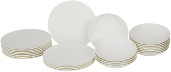 Villeroy & Boch Signature MetroChic Blanc Tafel-Set für 12 Personen / 24 Teile von Porzellan-Exklusiv