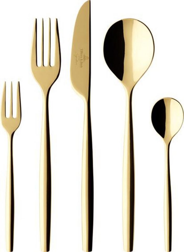 Villeroy & Boch Signature Besteck-Set MetroChic d´Or Tafelbesteck 30tlg. von Villeroy & Boch Signature