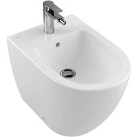 Bidet Subway 540100 370 x 560mm, bodenstehend, 1 Hahnloch, mit Überlauf, Farbe: Weiß - 54010001 - Villeroy&boch von Villeroy & Boch