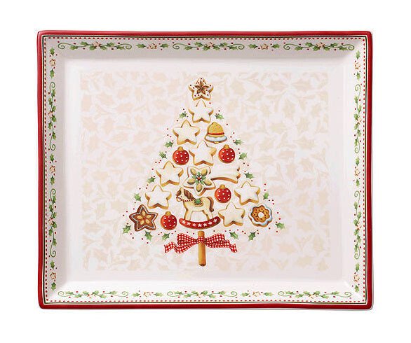 Gebäckplatte 27x22,5 cm rechteckig Winter Bakery Delight Neue Form 2016 von Villeroy & Boch
