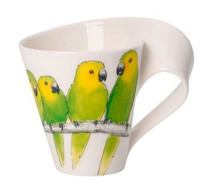 Henkelbecher 0,24 l NewWave Caffè Braunwangensittich von Villeroy & Boch