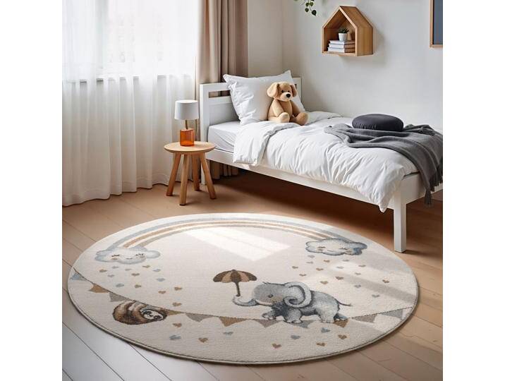 Kinderteppich VILLEROY & BOCH Walk like an Elephant Rainbow , creme, mulitfarben, H:9mm Ø:160cm, Polypropylen, Teppiche, Spielteppich weich, Kinderzimmer, Boho Kids Spielunterlage, Tieremotiv Kinderteppich VILLEROY & BOCH Walk like an Elephant Rainbow , creme, mulitfarben, H:9mm Ø:160cm, Polypropylen, Teppiche, Spielteppich weich, Kinderzimmer, Boho Kids Spielunterlage, Tieremotiv von Villeroy-&-Boch