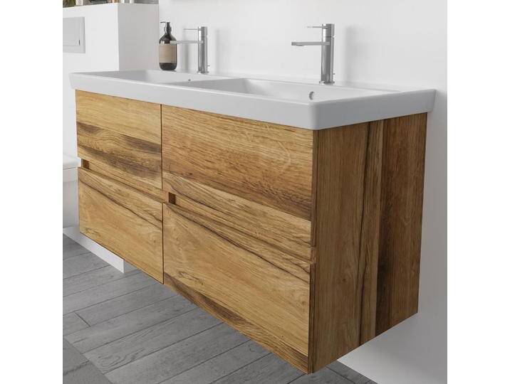 Lodge Doppel-Waschtischunterschrank 124,5 cm mit 4 Auszügen für Waschtisch Villeroy & Boch Subway 2.0 1135988 von Villeroy-&-Boch