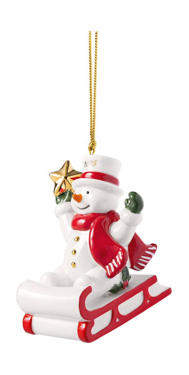 Ornament Schneemann 2025 9 cm Christmas Classics von Villeroy & Boch