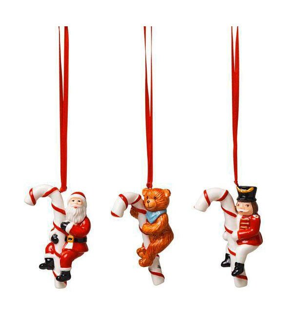 Ornamente Santa, Teddy, Zinnsoldat 3-tlg. Nostalgic Ornaments von Villeroy & Boch