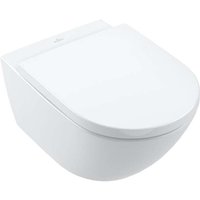Villeroy&boch - Subway 3.0 - Wand-WC mit WC-Sitz Softclosing, TwistFlush, CeramicPlus, Alpinweiß 4670TSR1 von Villeroy & Boch