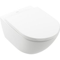 V&B Combi-Pack Wand-Tiefspül-WC Subway 3.0 TwistFlush, mit WC-Sitz, weiß C-plus V&B Combi-Pack Wand-Tiefspül-WC Subway 3.0 TwistFlush, mit WC-Sitz, weiß C-plus von Villeroy & Boch