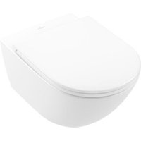 V&B Combi-Pack Wand-Tiefspül-WC TwFl Artis we C+, ov., wandhängend, waag., mit WC-Sitz von Villeroy & Boch
