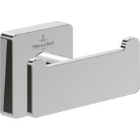V&B Dop.-Handtuchhalter Elements Striking chrom, 80x44x45mm von Villeroy & Boch