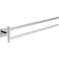 V&B Handtuchhalter Elements Striking 410mm, zweiarmig, brushed nickel black von Villeroy & Boch