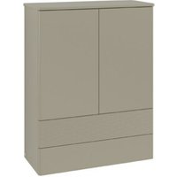 V&B Highboard mit Frontstruktur Antao 81,4x104x35,6cm, WBP Lac, st. Gr m Lac von Villeroy & Boch