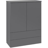 V&B Highboard ohne Frontstruktur Antao 81,4x104x35,6cm, WBP Lac, Anthrac. m Lac von Villeroy & Boch