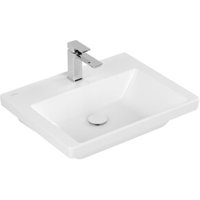 V&B Schrank-Waschtisch Subway 3.0 60x47cm, eck., m 1 HL/o ÜL, st. wh. C+ von Villeroy & Boch