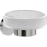 V&B Seifenschale Elements Tender 117x43x100mm, Glas satiniert, matt black von Villeroy & Boch