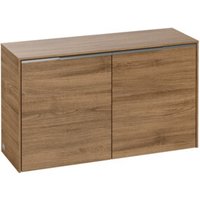 V&B Sideboard Subway 3.0 72,8x42,3x25,6cm, Gr. Alu gl, kansas oak von Villeroy & Boch
