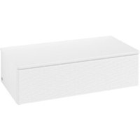 V&B Sideboard mit Frontstruktur Antao 100x26,8x50cm, WBP botti., wh. m Lac von Villeroy & Boch