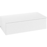 V&B Sideboard mit Frontstruktur Antao 100x26,8x50cm, WBP-farbe Lac, wh. m Lac von Villeroy & Boch