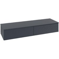 V&B Sideboard mit Frontstruktur Antao 160x26,8x50cm, WBP hon. Oa, md bl. m Lac von Villeroy & Boch