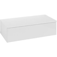 V&B Sideboard ohne Frontstruktur Antao 100x26,8x50cm, WBP w. wal, glo wh. Lac von Villeroy & Boch