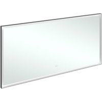 V&B Spiegel Subway 3.0 Alu-Rahmen, 160x75x4,75cm, sw matt/we ma von Villeroy & Boch