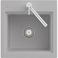 V&B Spüle Subway Style 50 S Git., L, m Abl., Exzenter, sn wh. C-plus von Villeroy & Boch